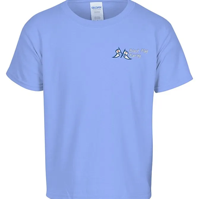 Gildan 5.3-oz Cotton T-Shirt - Youth - Embroidered