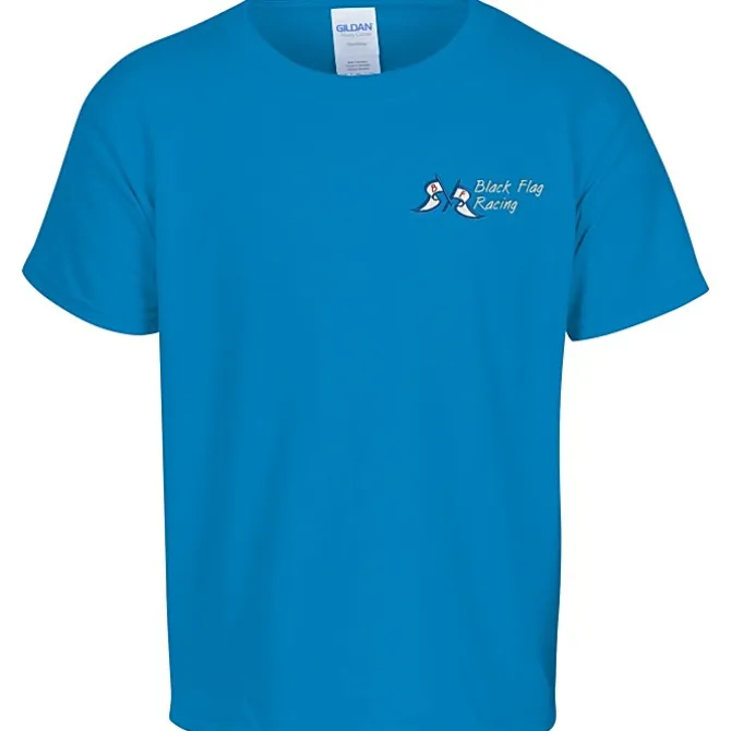 Gildan 5.3-oz Cotton T-Shirt - Youth - Embroidered