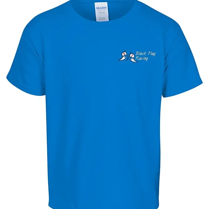 Gildan 5.3-oz Cotton T-Shirt - Youth - Embroidered