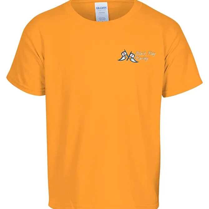 Gildan 5.3-oz Cotton T-Shirt - Youth - Embroidered