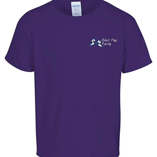 Gildan 5.3-oz Cotton T-Shirt - Youth - Embroidered