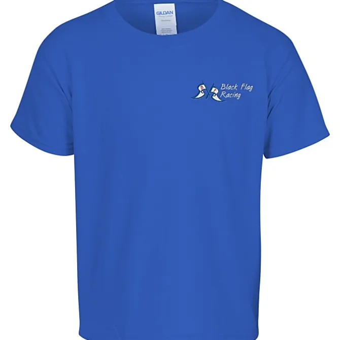 Gildan 5.3-oz Cotton T-Shirt - Youth - Embroidered