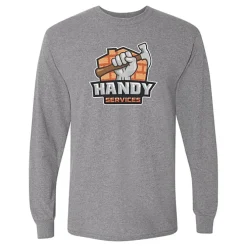 Gildan 5.5-oz DryBlend 50/50 LS T-Shirt - Full Color