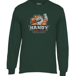 Gildan 5.5-oz DryBlend 50/50 LS T-Shirt - Full Color