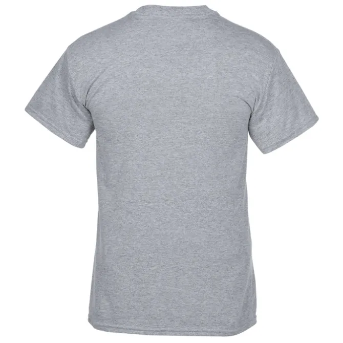Gildan 5.5-oz DryBlend 50/50 Pocket T-Shirt - Embroidered