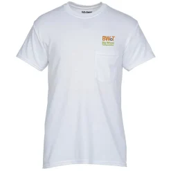 Gildan 5.5-oz DryBlend 50/50 Pocket T-Shirt - Embroidered
