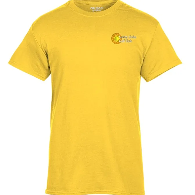 Gildan 5.5-oz DryBlend 50/50 T-Shirt - Embroidered