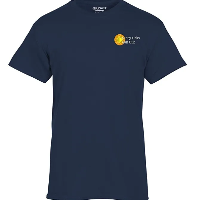 Gildan 5.5-oz DryBlend 50/50 T-Shirt - Embroidered