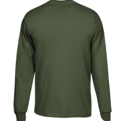 Gildan 6-oz Ultra Cotton LS T-Shirt - Men's - Embroidered
