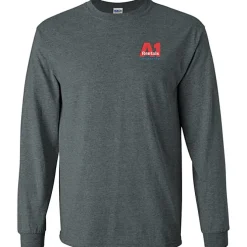 Gildan 6-oz Ultra Cotton LS T-Shirt - Men's - Embroidered