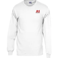 Gildan 6-oz Ultra Cotton LS T-Shirt - Men's - Embroidered