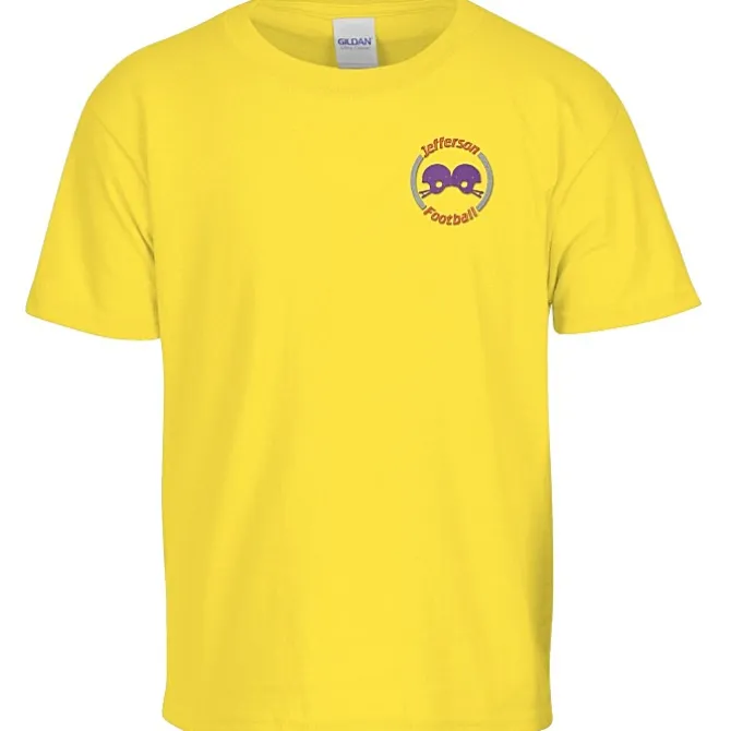 Gildan 6-oz Ultra Cotton T-Shirt - Youth - Embroidered