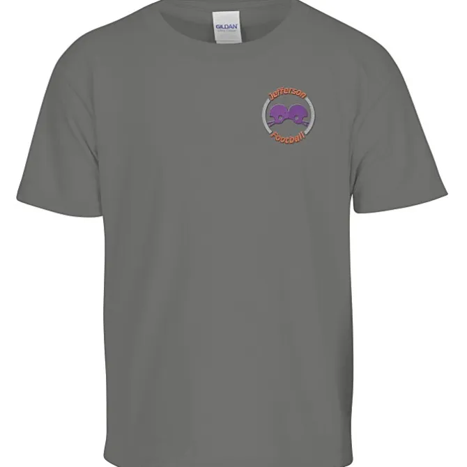 Gildan 6-oz Ultra Cotton T-Shirt - Youth - Embroidered
