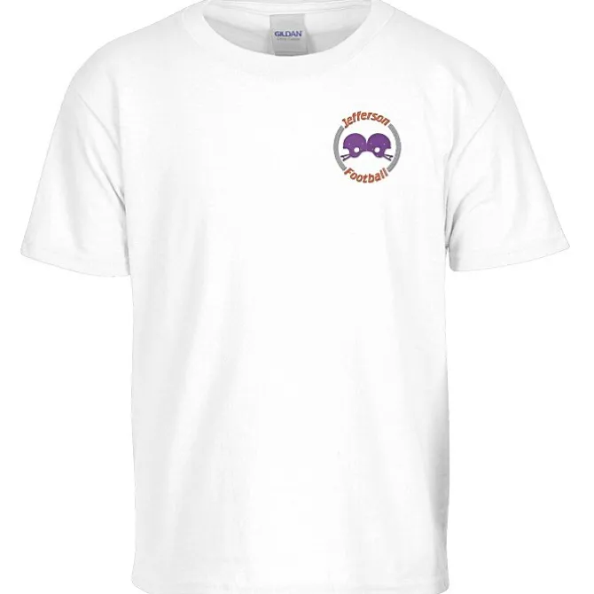 Gildan 6-oz Ultra Cotton T-Shirt - Youth - Embroidered