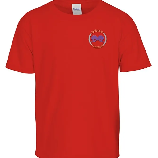Gildan 6-oz Ultra Cotton T-Shirt - Youth - Embroidered