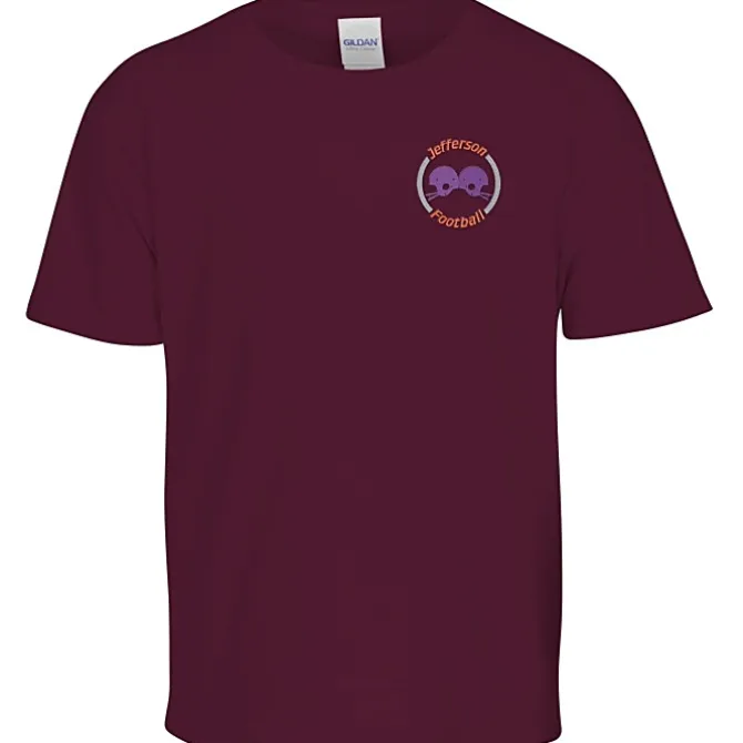Gildan 6-oz Ultra Cotton T-Shirt - Youth - Embroidered