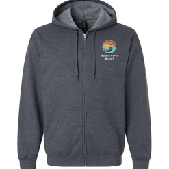 Gildan Softstyle Fleece Full-Zip Hoodie - Embroidered