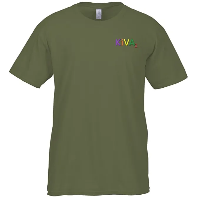 Gildan Softstyle T-Shirt - Men's - Embroidered