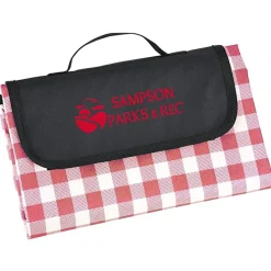 Gingham Fold Up Picnic Blanket