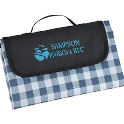 Gingham Fold Up Picnic Blanket