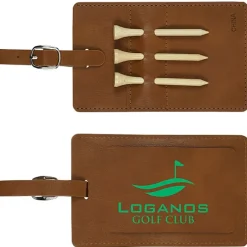 Golf Bag Tag & Tee Set