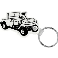 Golf Cart Soft Keychain - Opaque