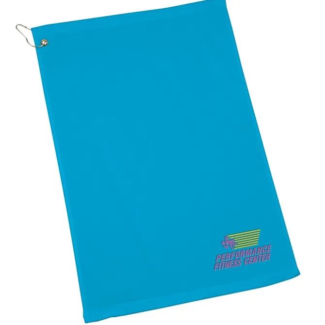 Golf Towel with Grommet and Clip - 24 hr