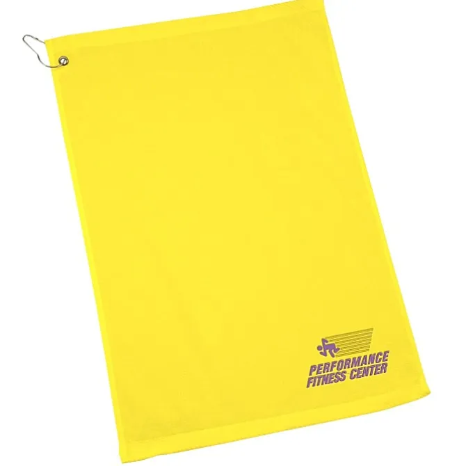 Golf Towel with Grommet and Clip - 24 hr