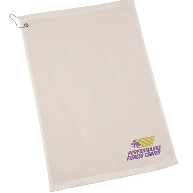 Golf Towel with Grommet and Clip - 24 hr