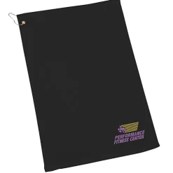 Golf Towel with Grommet and Clip - 24 hr