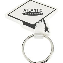 Graduation Cap Soft Keychain - Opaque