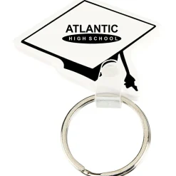 Graduation Cap Soft Keychain - Opaque