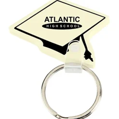 Graduation Cap Soft Keychain - Opaque