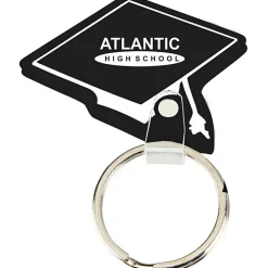 Graduation Cap Soft Keychain - Opaque