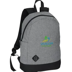 Graphite Dome 15-inch Laptop Backpack - Embroidered