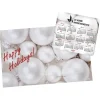 Greeting Card with Magnetic Calendar - Ornaments