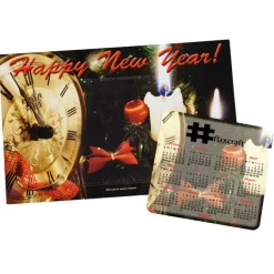 Greeting Card with Magnetic Calendar - Midnight