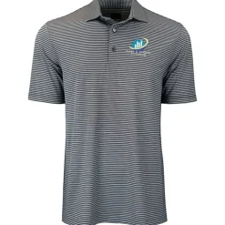 Greg Norman Freedom Micro Pique Stripe Polo