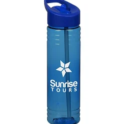 Halcyon Water Bottle with Flip Straw Lid - 24 oz