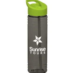 Halcyon Water Bottle with Flip Straw Lid - 24 oz