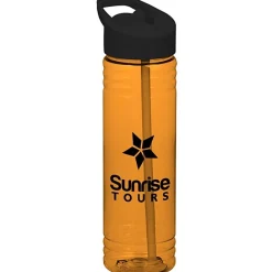 Halcyon Water Bottle with Flip Straw Lid - 24 oz