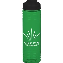 Halcyon Water Bottle with Flip Drink Lid - 24 oz