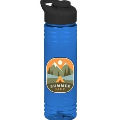 Halcyon Water Bottle with Flip Carry Lid - 24 oz - Full Color