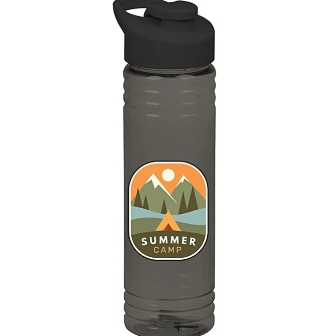 Halcyon Water Bottle with Flip Carry Lid - 24 oz - Full Color
