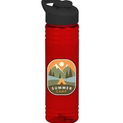 Halcyon Water Bottle with Flip Carry Lid - 24 oz - Full Color