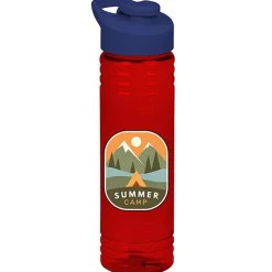 Halcyon Water Bottle with Flip Carry Lid - 24 oz - Full Color