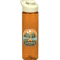 Halcyon Water Bottle with Flip Carry Lid - 24 oz - Full Color