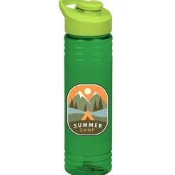 Halcyon Water Bottle with Flip Carry Lid - 24 oz - Full Color