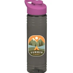 Halcyon Water Bottle with Flip Carry Lid - 24 oz - Full Color