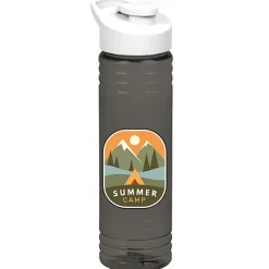 Halcyon Water Bottle with Flip Carry Lid - 24 oz - Full Color